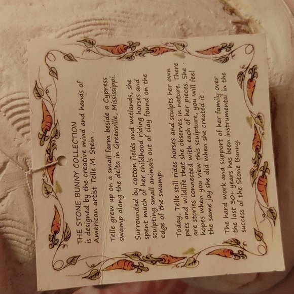 🐇 Vintage The Stone Bunny, Inc. - Picture 3 of 12